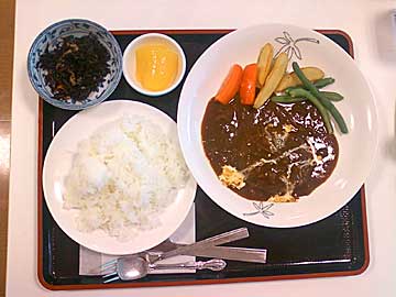 佐賀県医療センター好生館、ハンバーグ定食