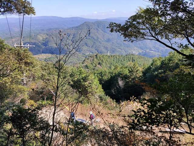 頂上脇からの眺め