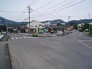 小田宿の入り口