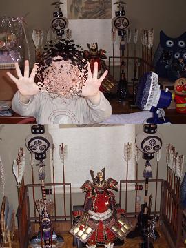 年代物の武者人形